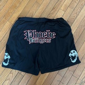 Punisher Tour original Phoebe Bridgers skull shorts
